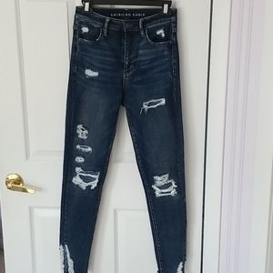AEO Distressed Jegging Size: 4